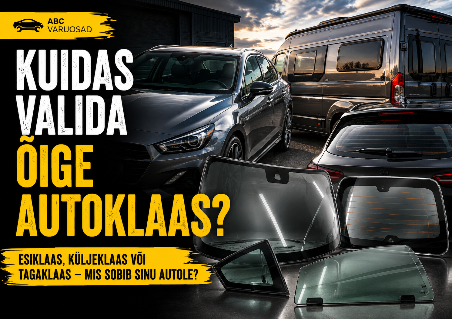 Kuidas valida sõiduautole või kaubikule autoklaase? 