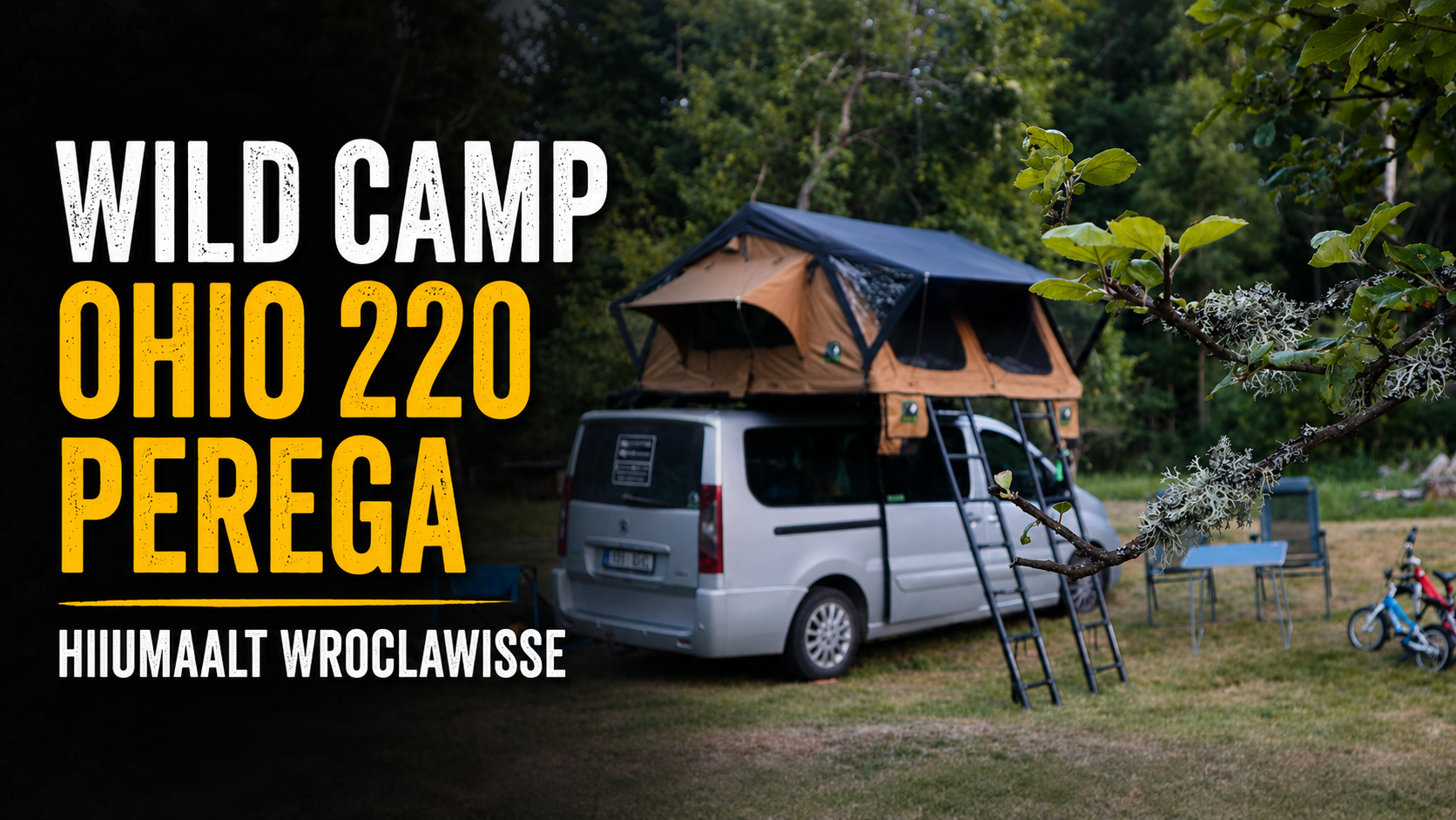 Meie kodu bussi katusel: Katusetelk Wild Camp Ohio 220-ga Hiiumaalt Wrocławisse