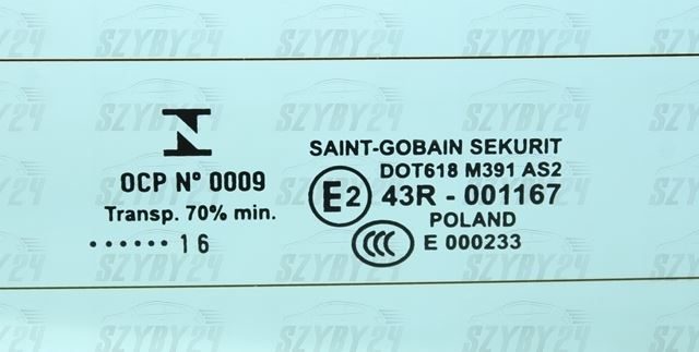 VOLVO XC60 S5 2008-2017 [Tylna zielona grzana] OEM