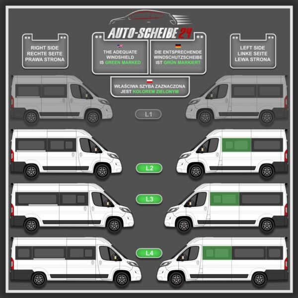 Fiat Ducato 1440x665 [I POLE LEWA Z OKIENKIEM]